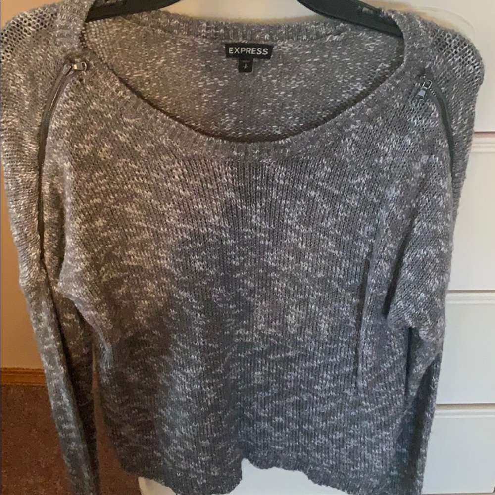 Express Light Grey Sweater